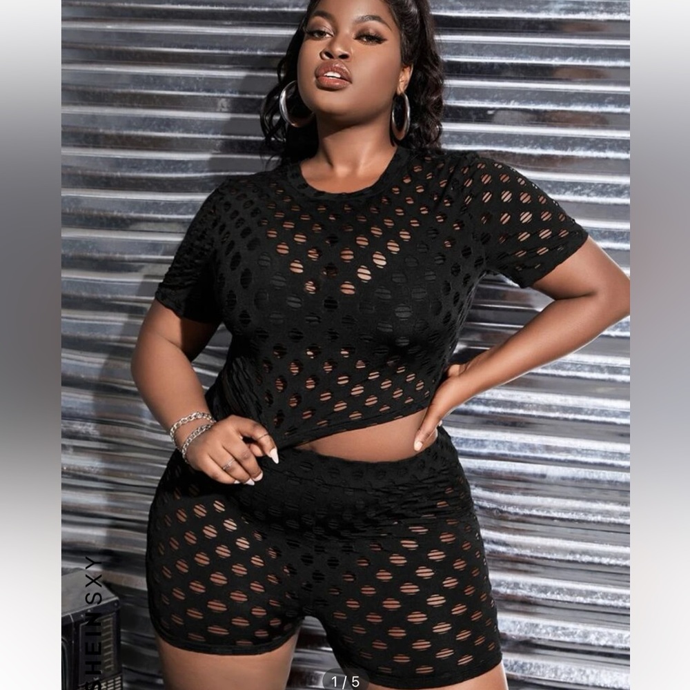 Two piece set shein 2x